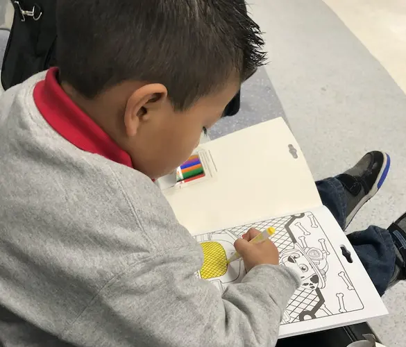 A 5-year-old boy who was separated from his parent after the two arrived at the U.S. border and spent a year away from family in U.S. custody. The Young Center arranged for the child's safe return home where he will reunite with loved ones.