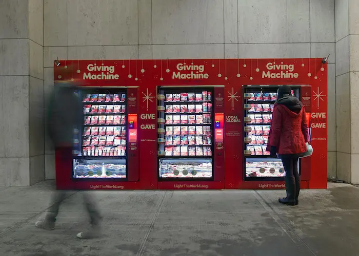 Latter-Day Saint Charities and UNICEF USA come together again to make a difference for children this holiday season with Giving Machines.