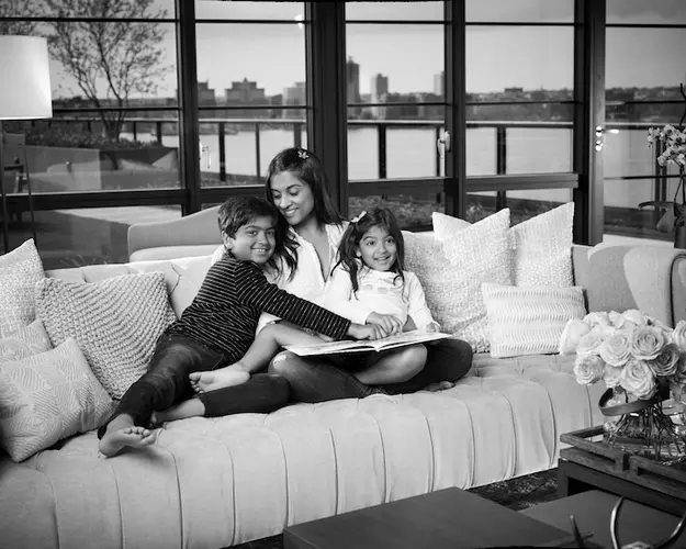 UNICEF USA board member Purvi Padia is teaching her children, Rehan, 9, and Reven, 5, that there are lots of ways for kids to help others and make the world a better place. 
