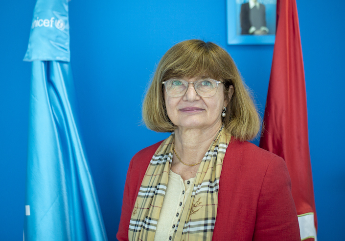Marilena Viviani, UNICEF Country Representative for Tunisia